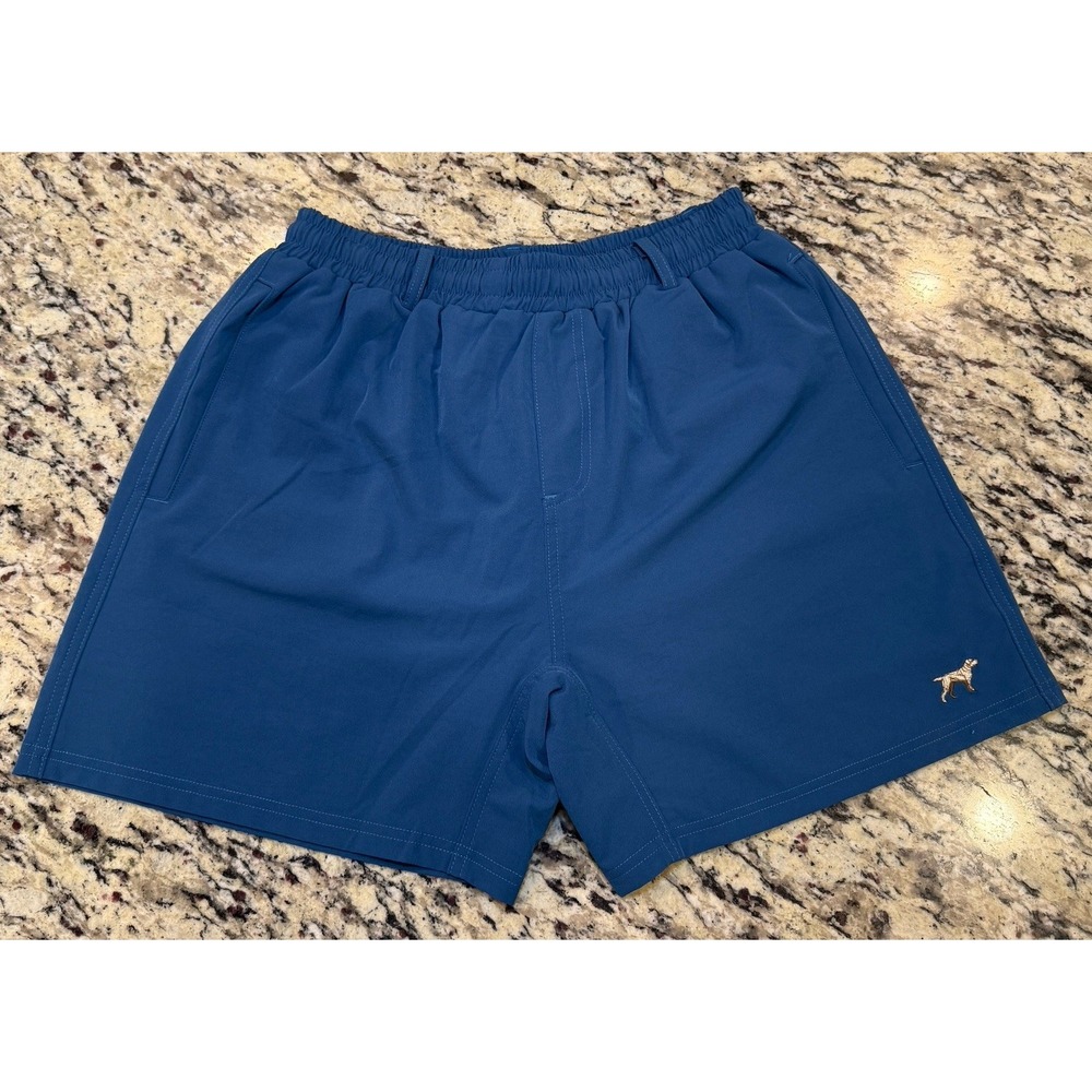 NWT- Fieldstone Mens L Blue Rambler Shorts Pockets